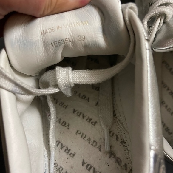Prada silver sneakers - Picture 9 of 9